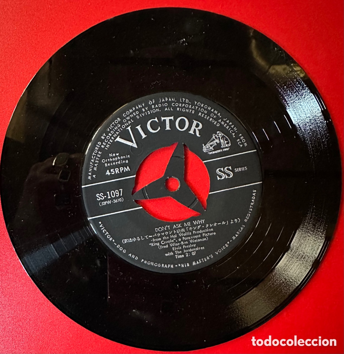Discos de vinilo: Elvis Presley. Jap&oacute;n. 1958 - Foto 4