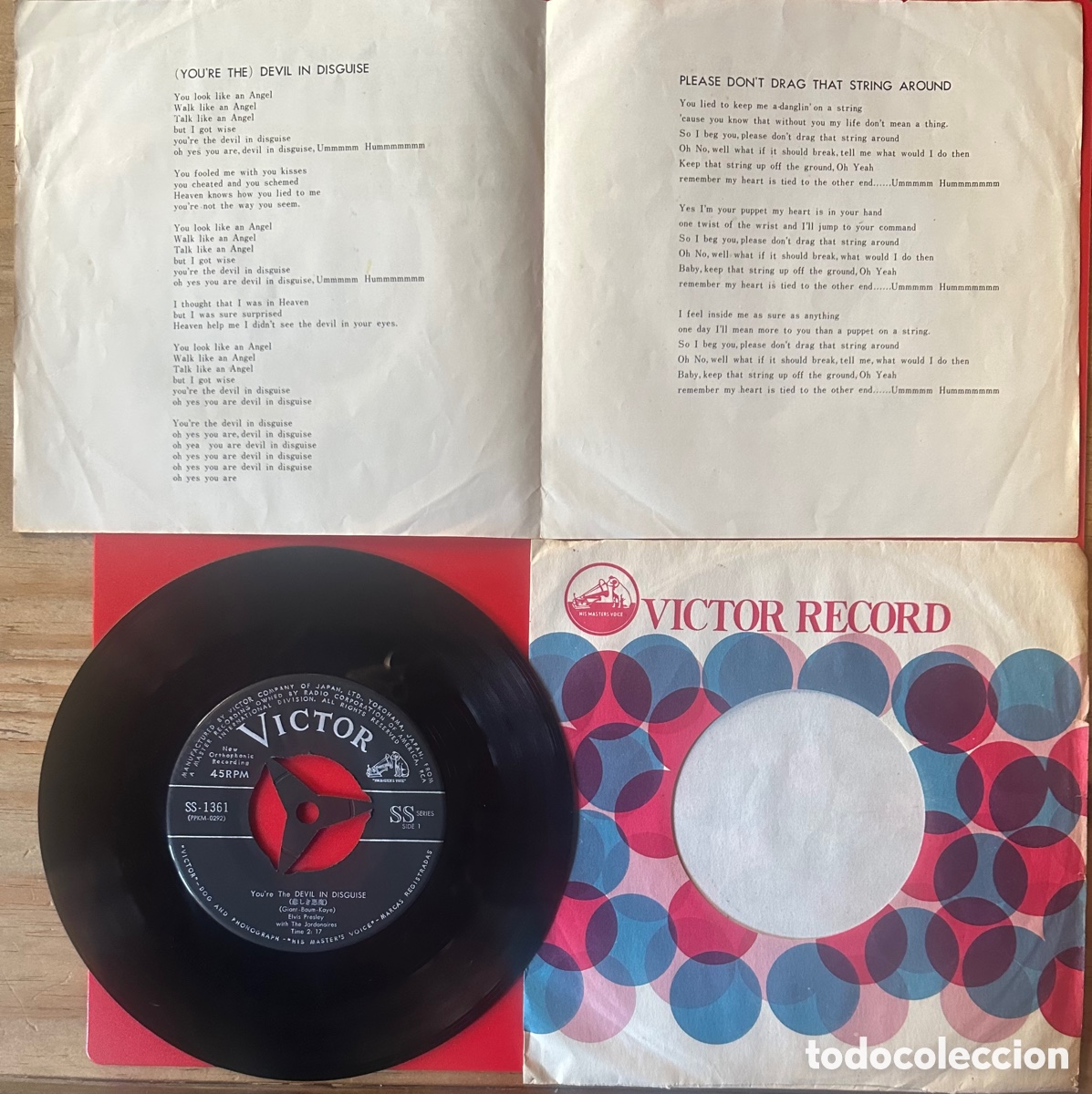 Discos de vinilo: Elvis Presley. Jap&oacute;n, 1963 - Foto 2