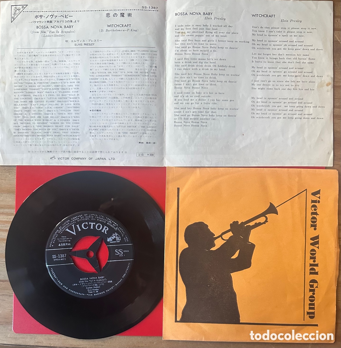 Discos de vinilo: Elvis Presley. Jap&oacute;n, 1963 - Foto 2
