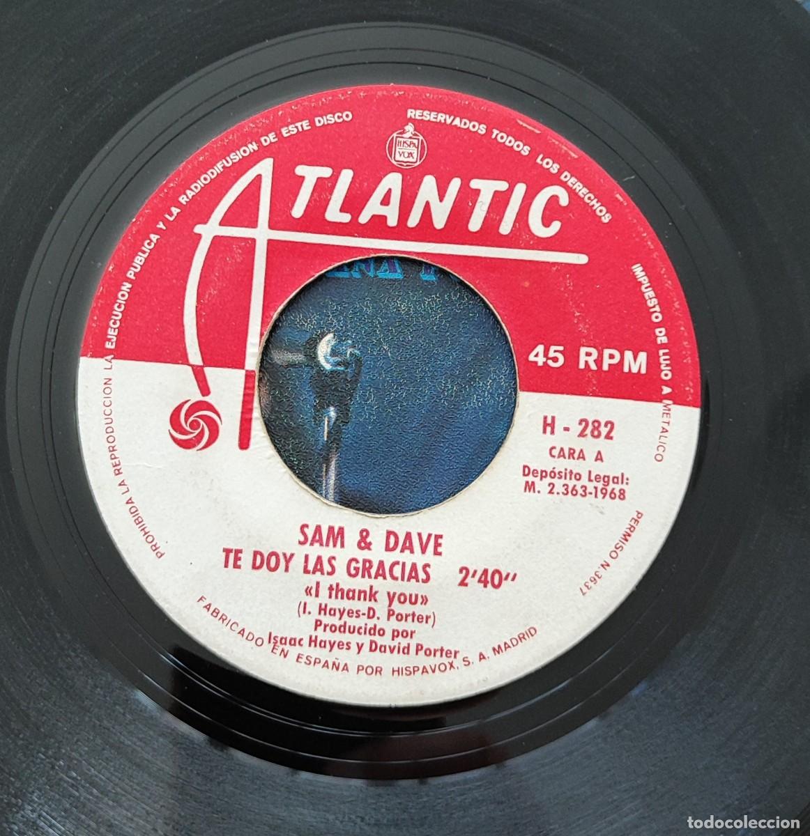 Discos de vinilo: SAM & DAVE - TE DOY LAS GRACIAS - Foto 2