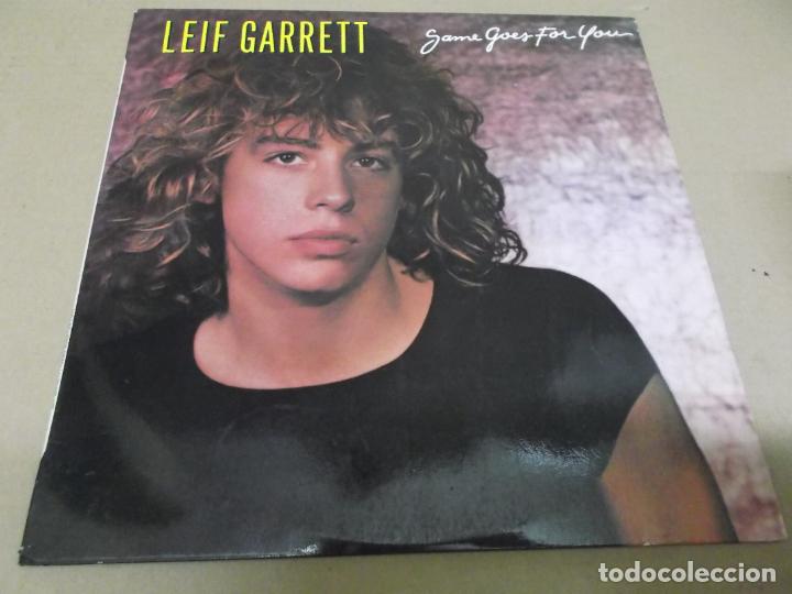 Discos de vinilo: LEIF GARRETT (LP) SAME GOES FOR YOU A&Ntilde;O &ndash; 1979 - Foto 1