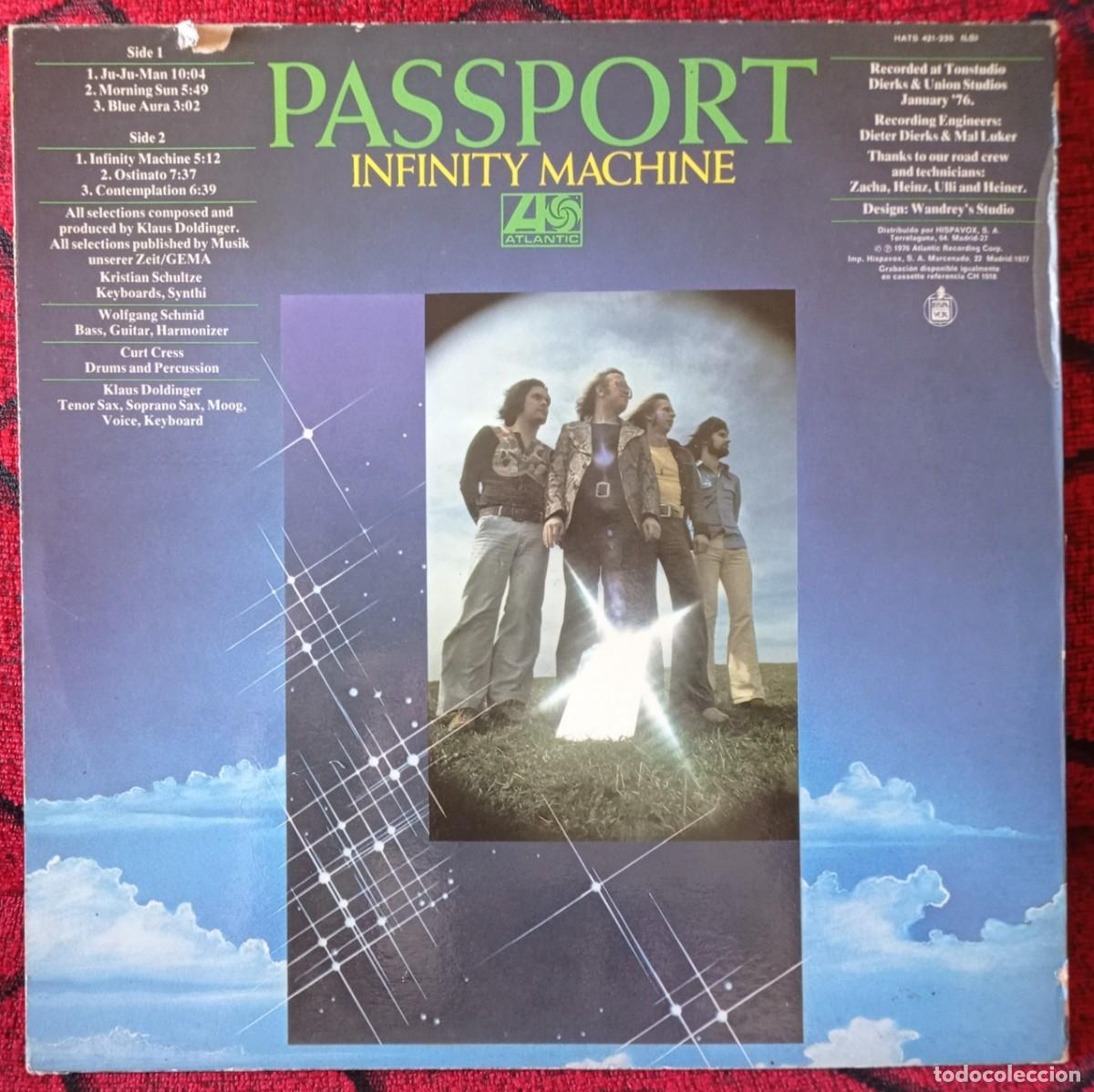 Discos de vinilo: PASSPORT ** Infinity Machine ** VINILO LP ORIGINAL 1976 - Foto 2
