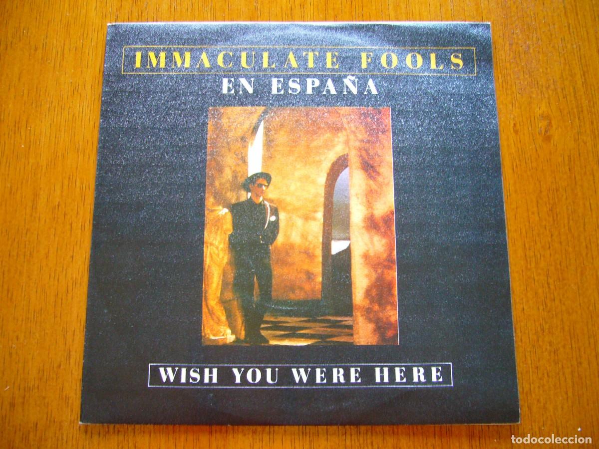 Disques de vinyle: INMACULATE FOOLS En Espa&ntilde;a (Espa&ntilde;a-A&M 1987) Rock Pop SINGLE PROMO M-/EX