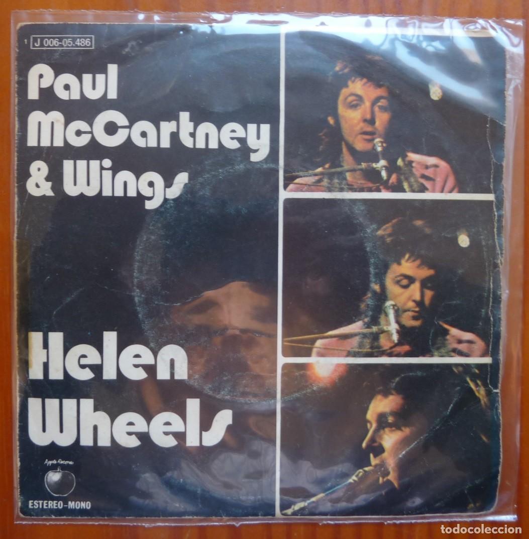 Discos de vinilo: PAUL McCARTNEY / HELEN WHEELS / 1973 / SINGLE - Foto 1