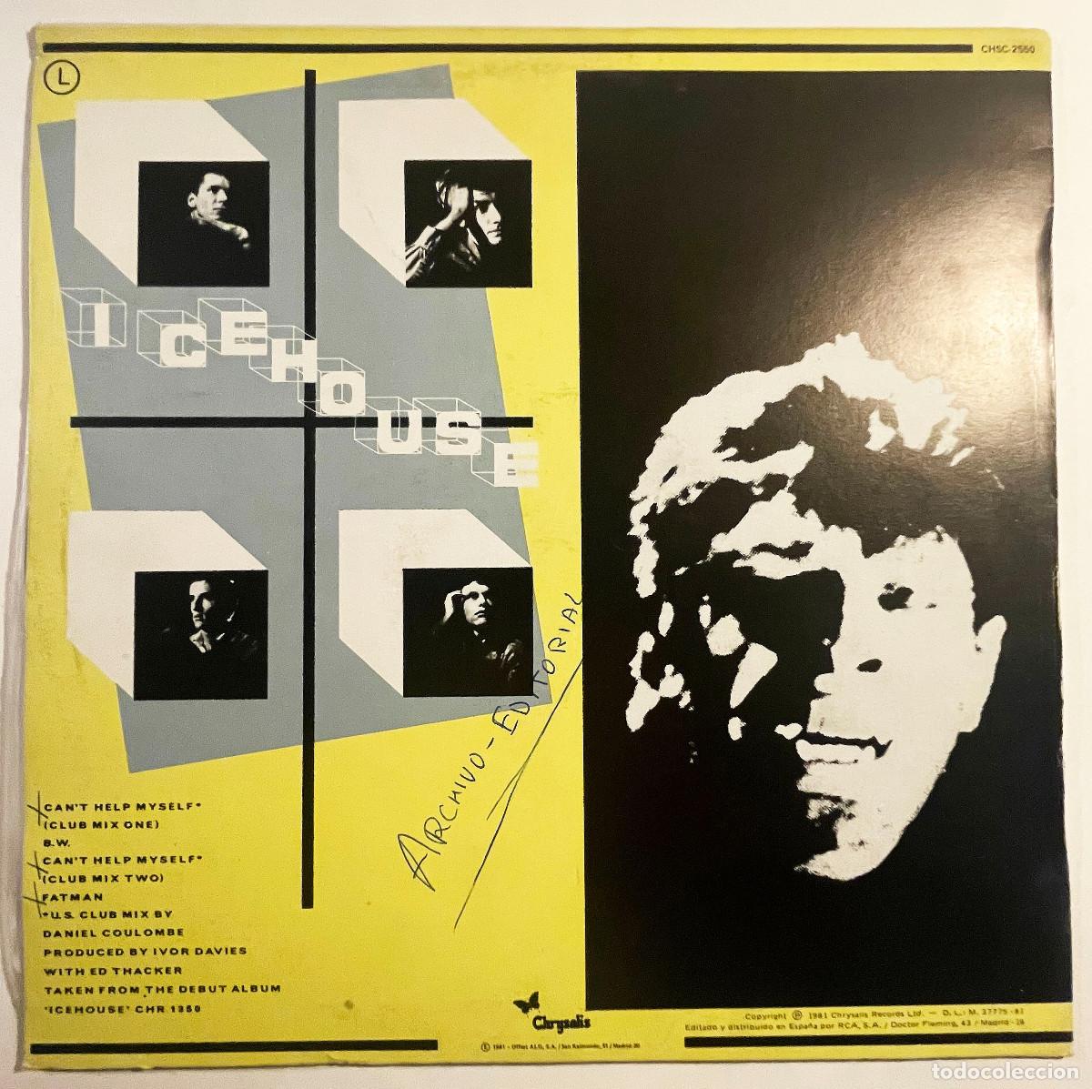 Discos de vinilo: ICEHOUSE / CANT HELP MYSELF / MX CHRYSALIS 1981 / ESPA&Ntilde;A - Foto 2