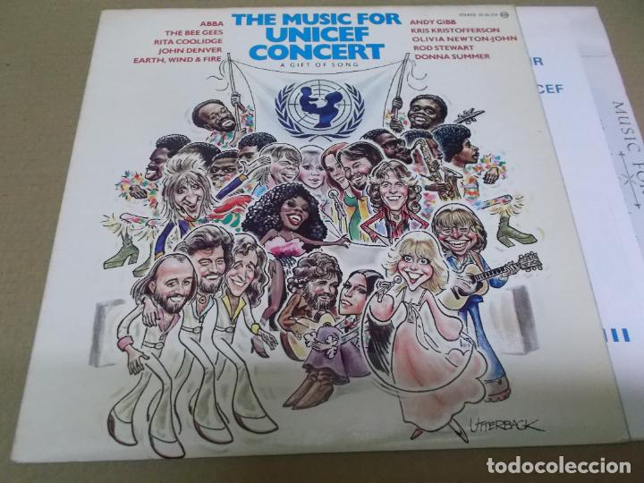 Discos de vinilo: THE MUSIC FOR UNICEF CONCERT (LP) (VER FOTO CONTENIDO COMPLETO) A&Ntilde;O &ndash; 1979 &ndash; CONTIENE ENCARTE + FOLL