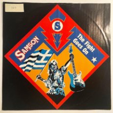 Dischi in vinile: SAMSON / THE FIGHT GOES ON / MX POLYDOR 1984 / UK