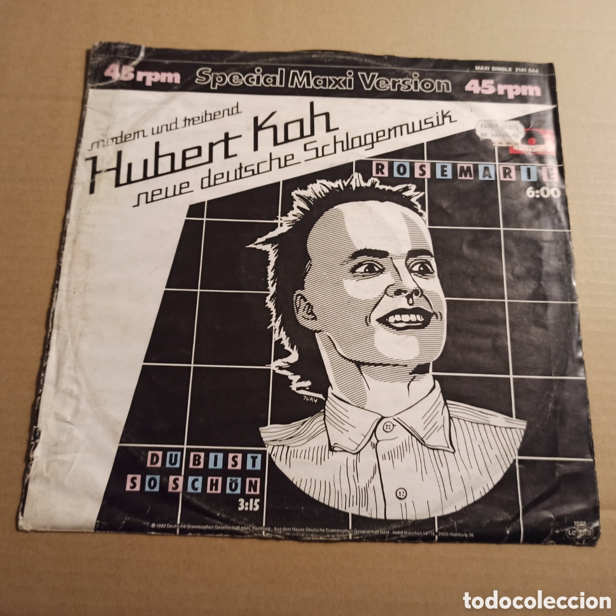 Discos de vinilo: Hubert Kah - Rosemarie (Special Maxi Version) (12&rdquo;, Maxi) - Foto 1
