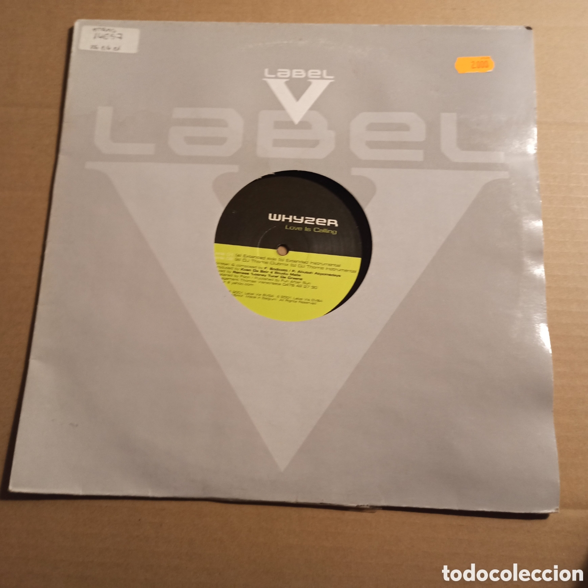 Discos de vinilo: Whyzer - Love Is Calling (12&rdquo;) - Foto 1