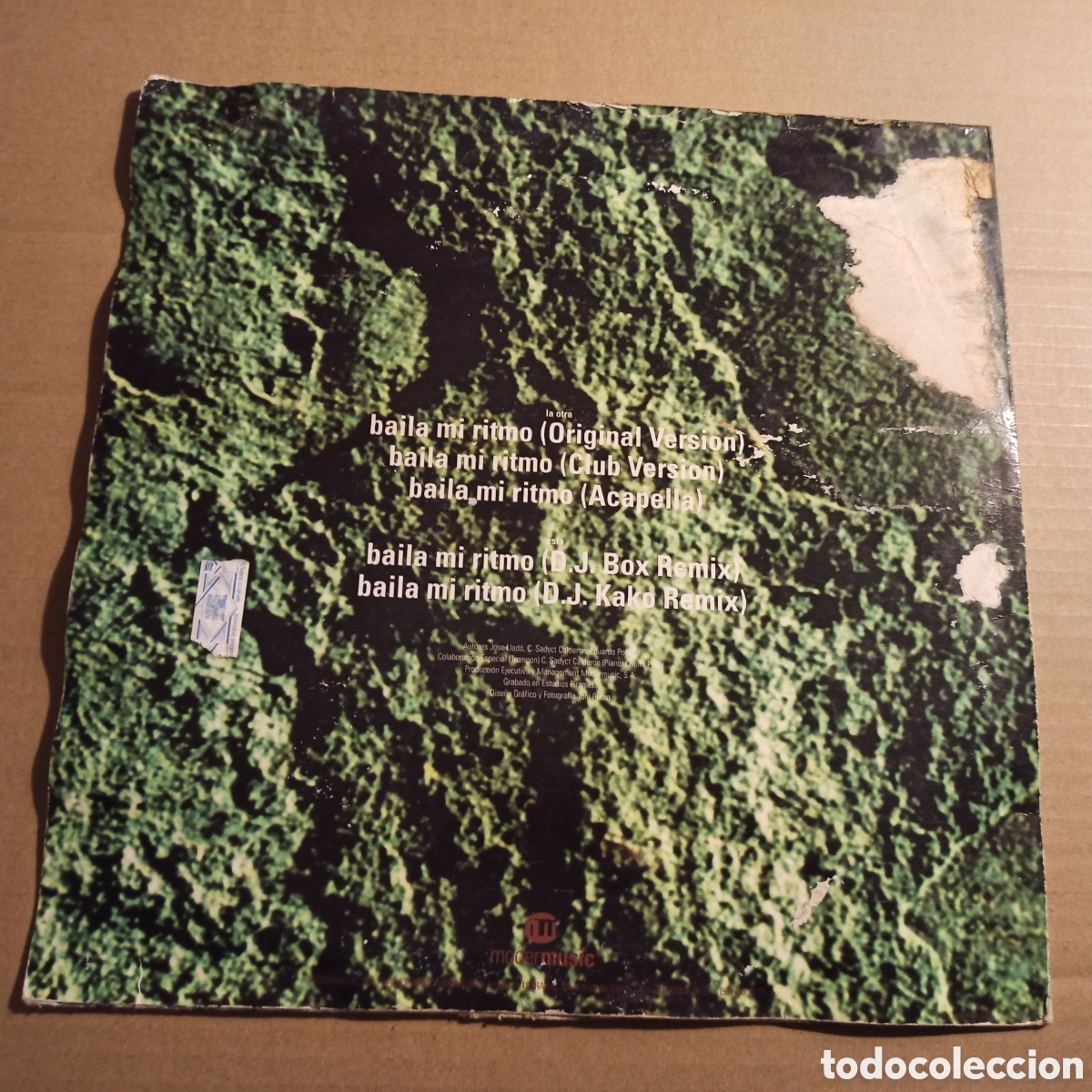 Discos de vinilo: Flaco Ben&iacute;tez - Baila Mi Ritmo (12&rdquo;) - Foto 2