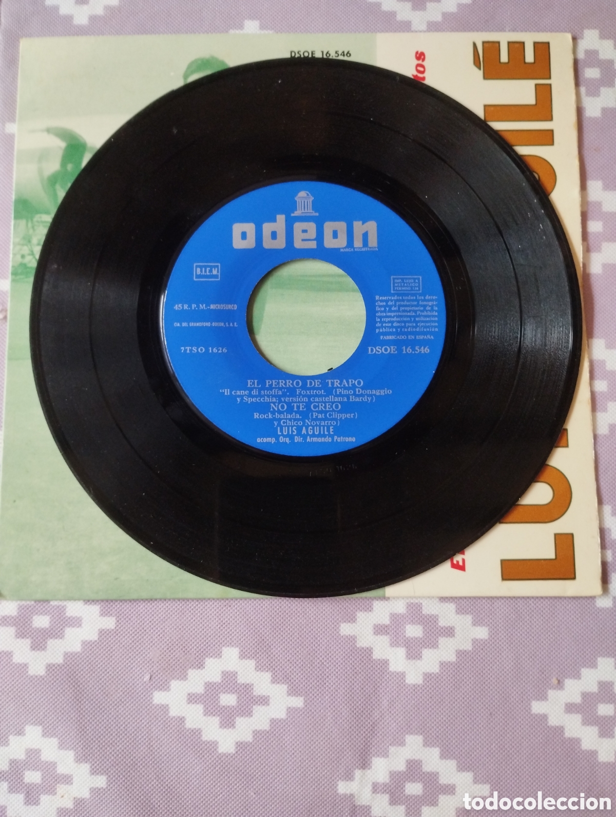 Discos de vinilo: Luis Aguil&eacute; los &eacute;xitos de Europa musical - Foto 3
