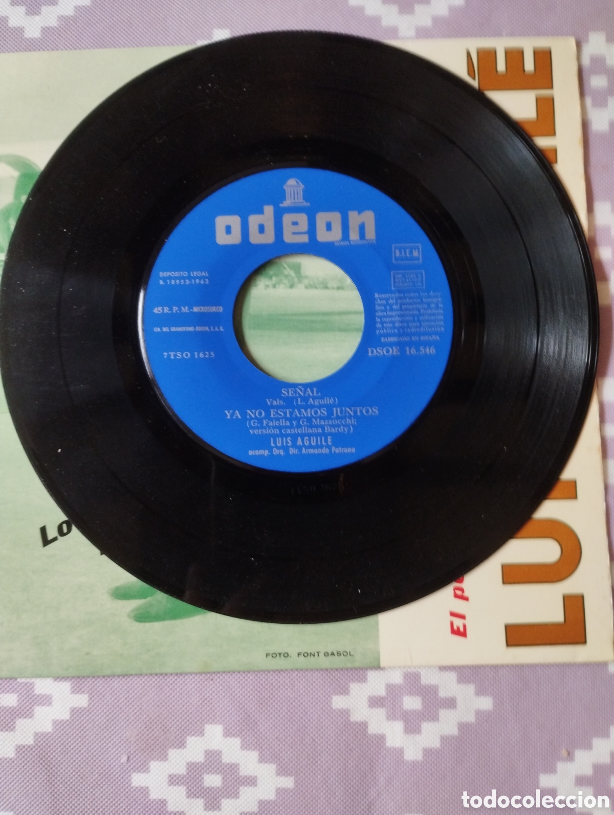 Discos de vinilo: Luis Aguil&eacute; los &eacute;xitos de Europa musical - Foto 4