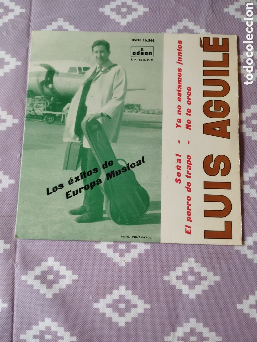 Discos de vinilo: Luis Aguil&eacute; los &eacute;xitos de Europa musical - Foto 1