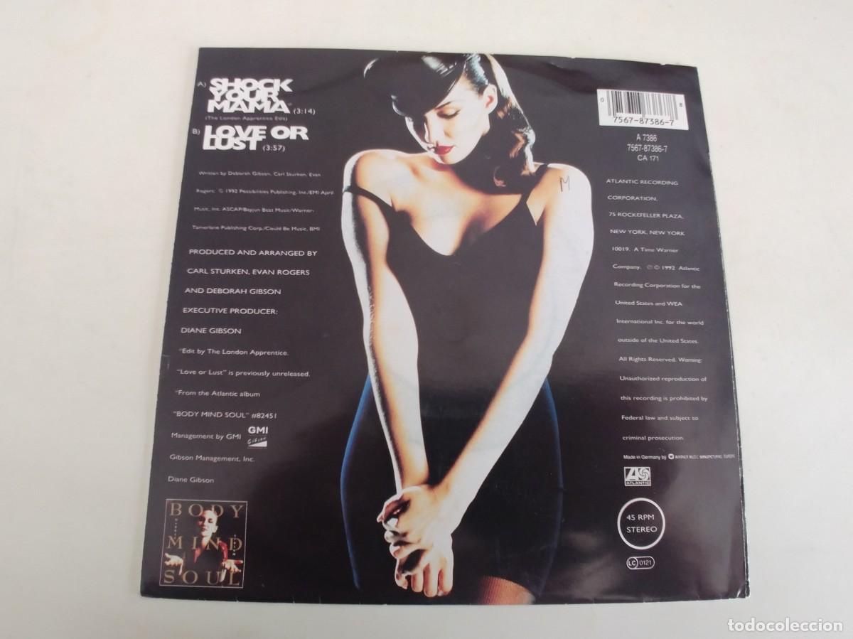 Discos de vinilo: DEBBIE GIBSON-SINGLE SHOCK YOUR MAMA - Foto 2