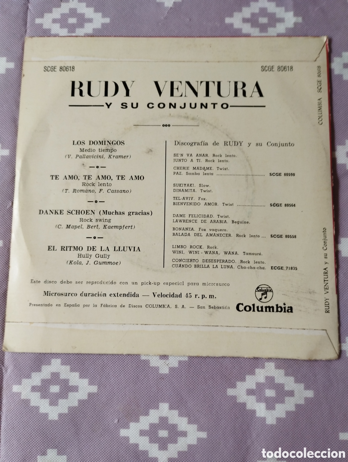 Discos de vinilo: Rudy ventura y su conjunto - Foto 2