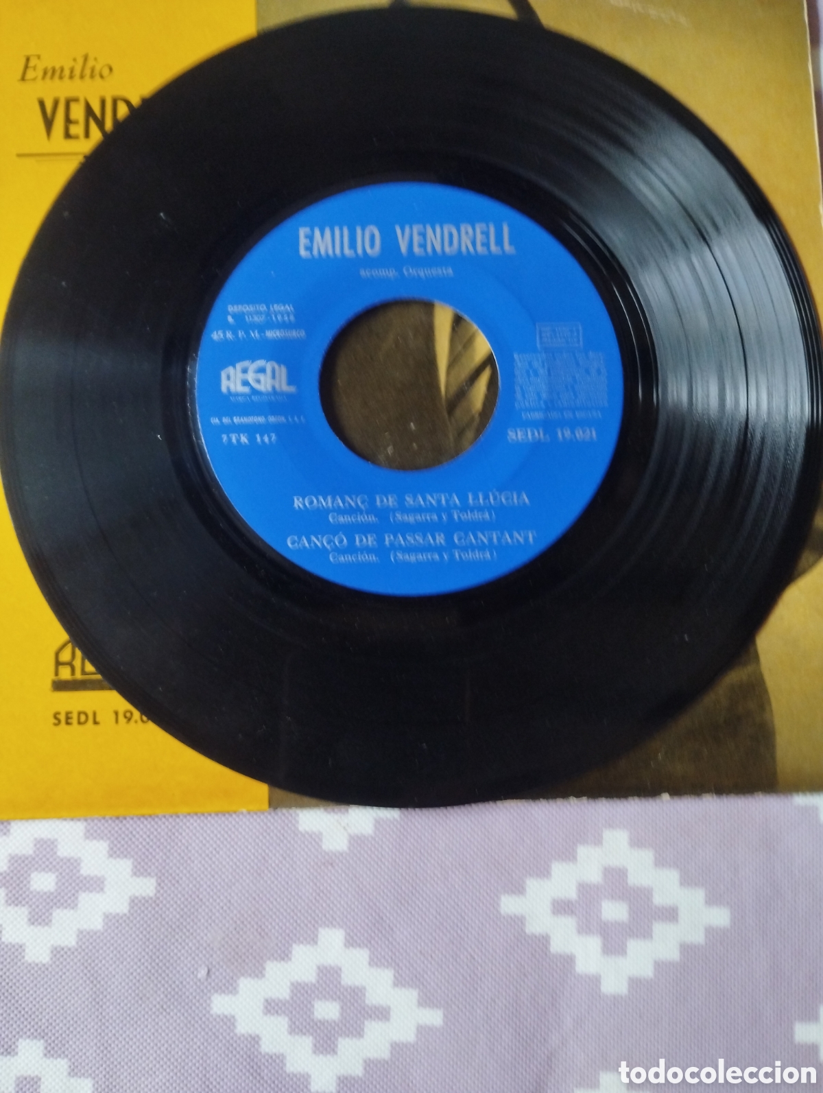 Discos de vinilo: Emilio Vendrell canta en catal&aacute;n - Foto 3