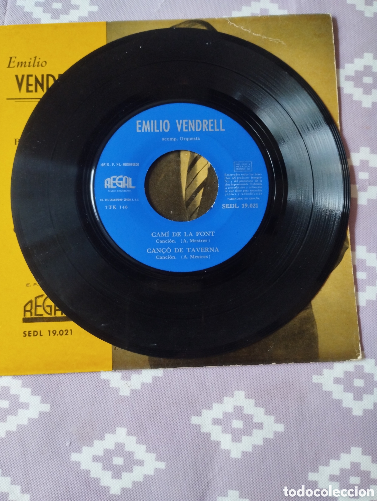 Discos de vinilo: Emilio Vendrell canta en catal&aacute;n - Foto 4