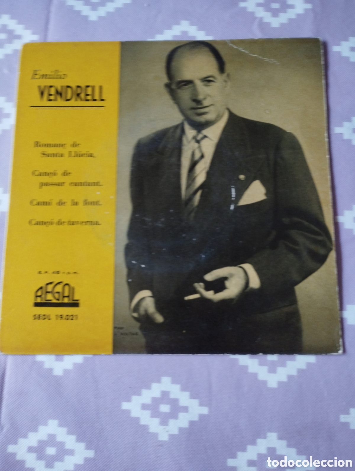 Discos de vinilo: Emilio Vendrell canta en catal&aacute;n - Foto 1