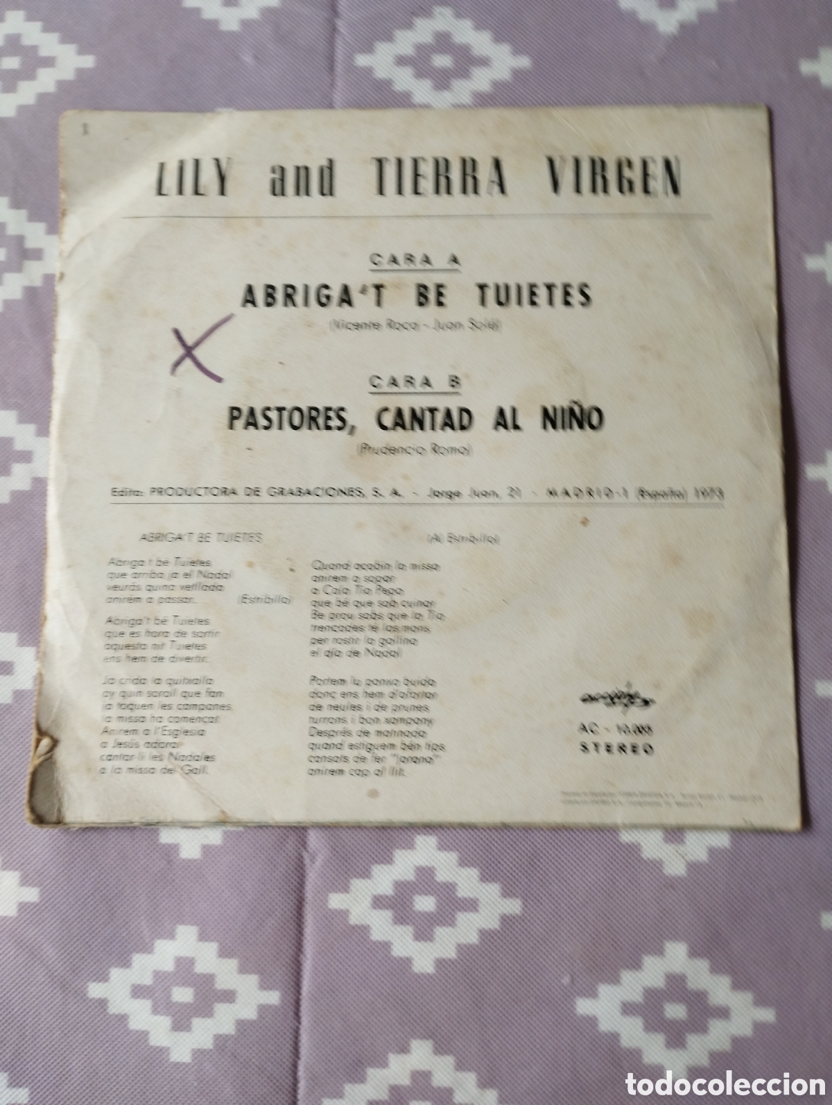 Discos de vinilo: Abrigat be tuietes - Foto 2
