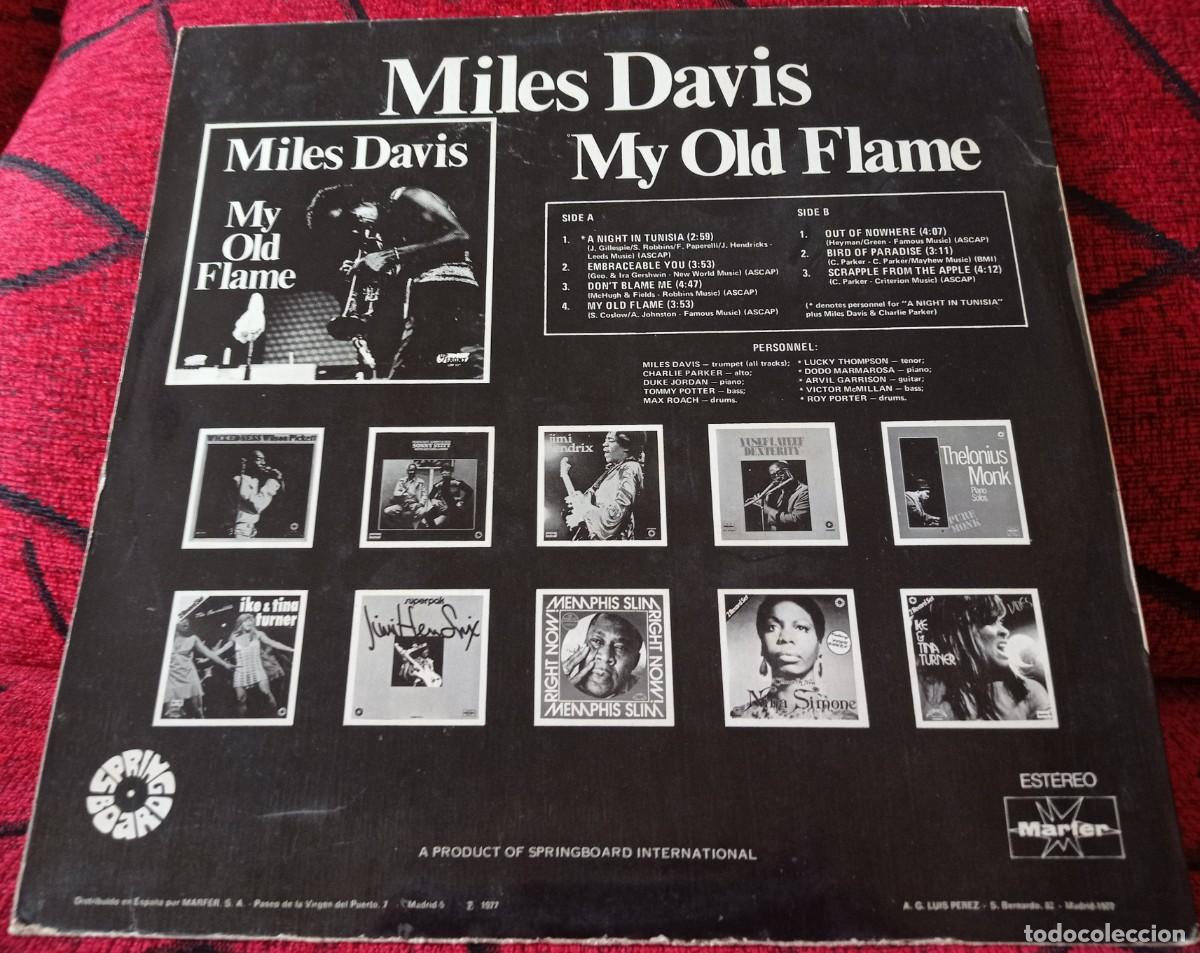 Discos de vinilo: MILES DAVIS ** My Old Flame ** VINILO LP 1977 - Foto 2