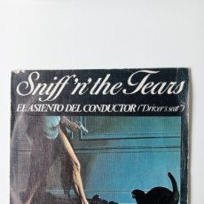 Discos de vinilo: SNIFF 'N' THE TEARS - EL ASIENTO DEL CONDUCTOR = DRIVER'S SEAT (7”, SINGLE) 1978
