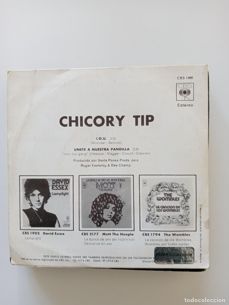 Discos de vinilo: Chicory Tip - I.O.U. (7&rdquo;) 1974 - Foto 2