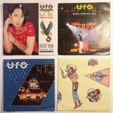 Dischi in vinile: UFO / PACK 4 SINGLES (VER FOTOS) / CHRYSALIS 80S / UK ¡¡¡SIN USAR!!!