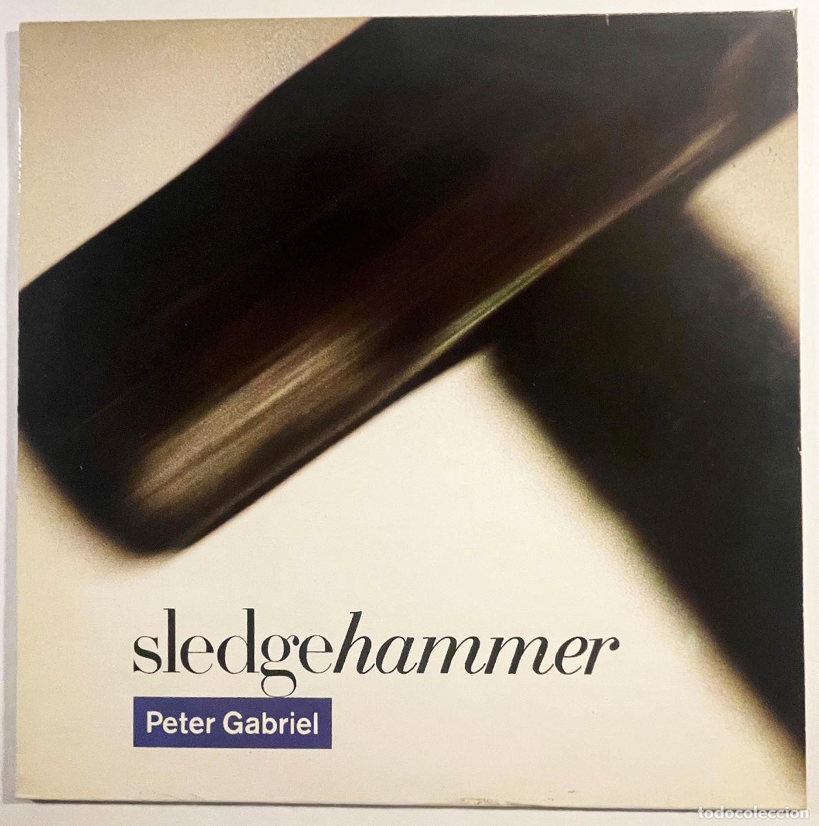 Discos de vinilo: PETER GABRIEL / SLEDGE HAMMER / MX CHARISMA 1986 / ESPA&Ntilde;A - Foto 1