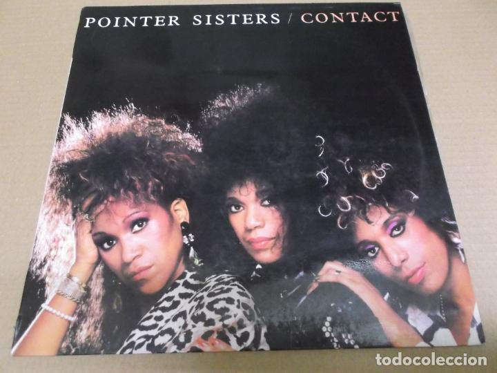 Discos de vinilo: POINTER SISTERS (LP) CONTACT A&Ntilde;O &ndash; 1985 - PROMOCIONAL - Foto 1