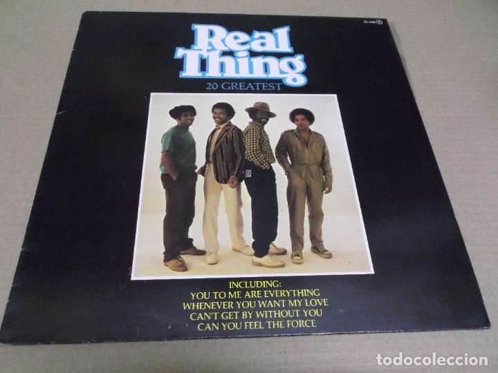 Discos de vinilo: REAL THING (LP) 20 GREATEST A&Ntilde;O &ndash; 1982 - Foto 1