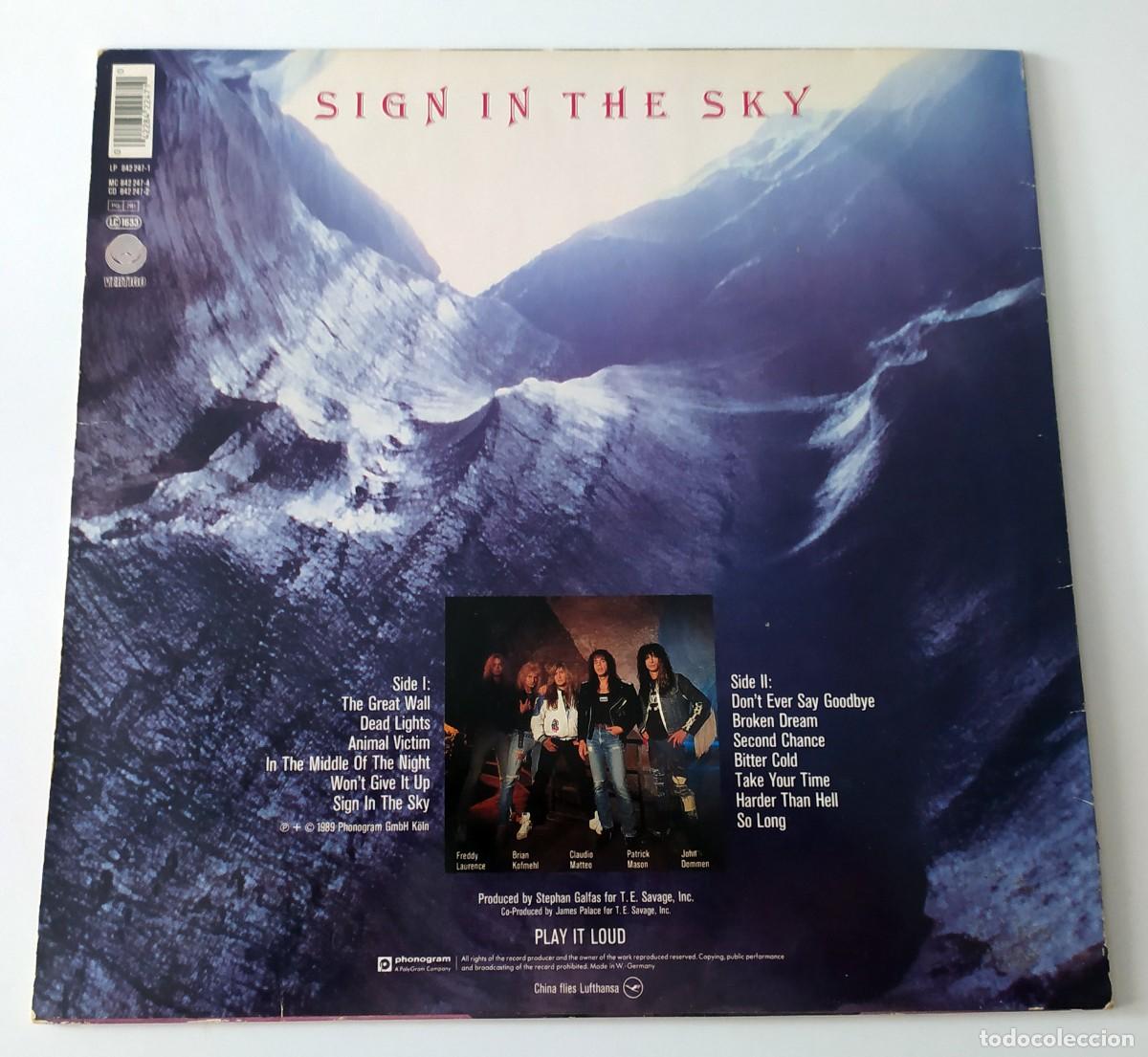 Discos de vinilo: LP CHINA - SIGN IN THE SKY - Foto 2