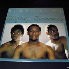 Discos de vinilo: MIGHTY DIAMONDS LP RIGHT TIME VIRGIN ORIGINAL UK 1976 PORTADA SIMPLE