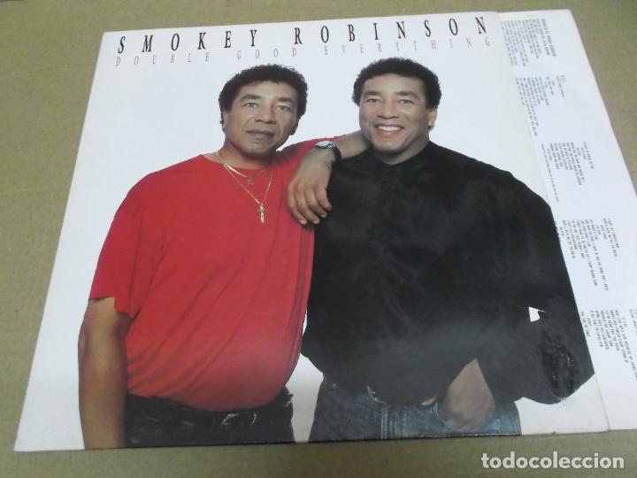 Vinyl records: SMOKEY ROBINSON (LP) DOUBLE GOOD EVERYTHING AÑO – 1991