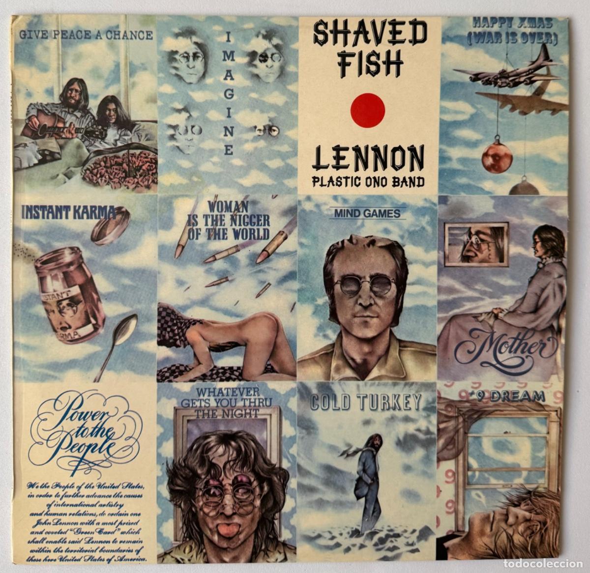 Discos de vinilo: JOHN LENNON. PLASTIC ONO BAND. SHAVED FISH. EMI. - Foto 1