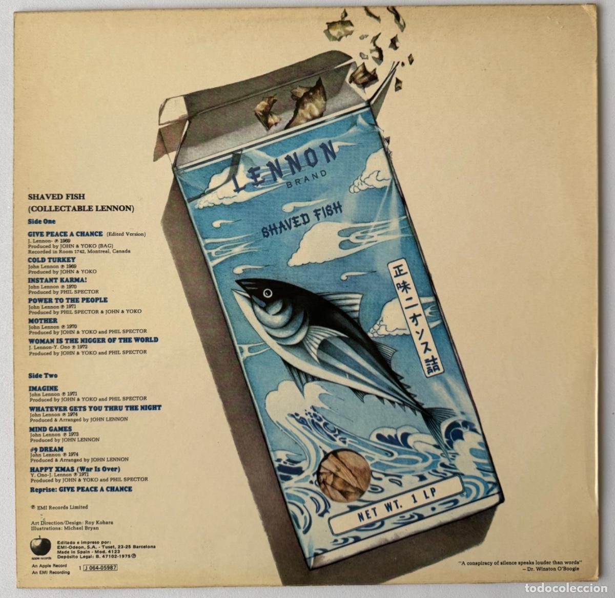Discos de vinilo: JOHN LENNON. PLASTIC ONO BAND. SHAVED FISH. EMI. - Foto 2