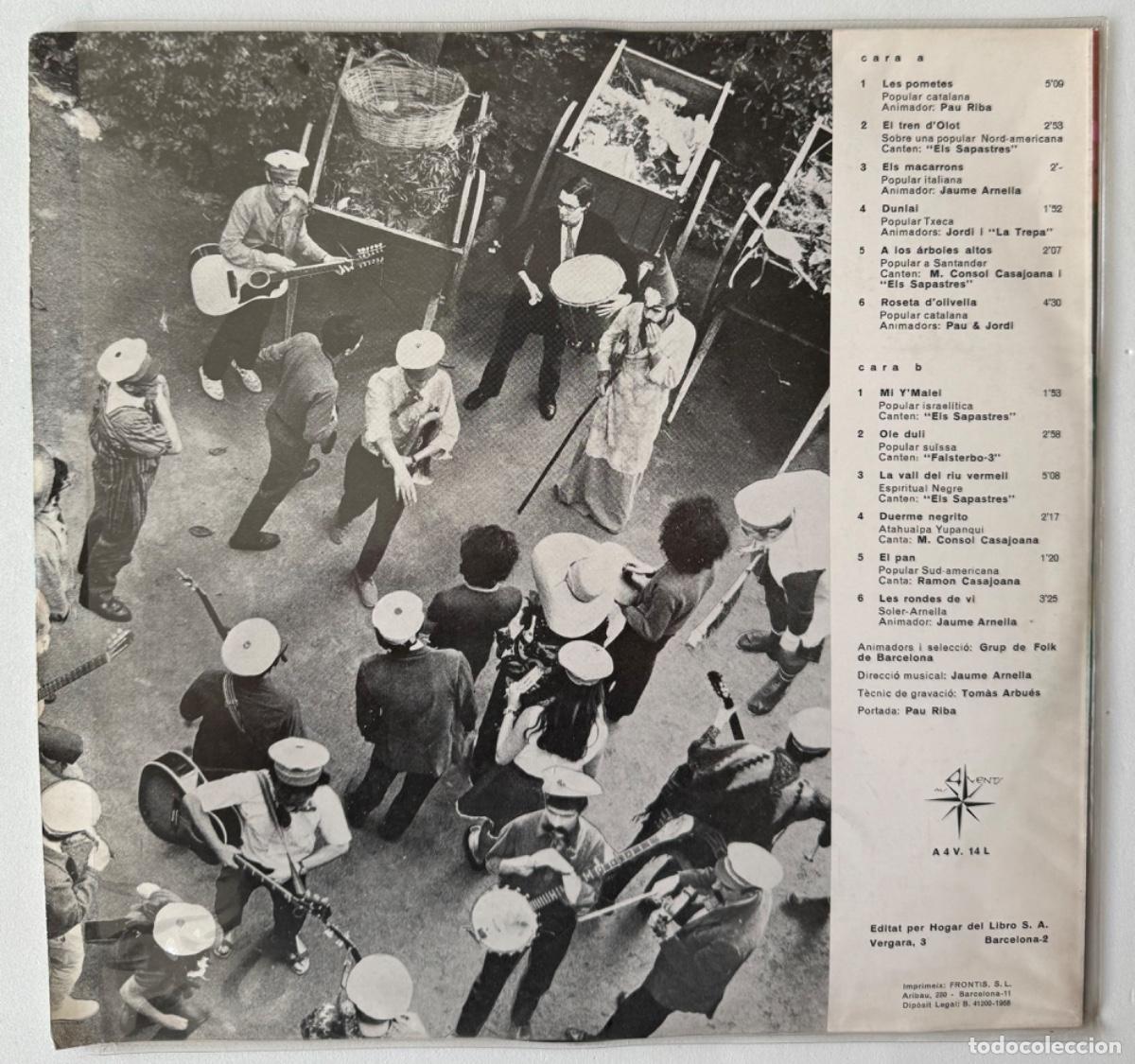 Discos de vinilo: FOLK 2. GRUP DE FOLK. PAU RIBA. HOGAR DEL LIBRO S.A. - Foto 2
