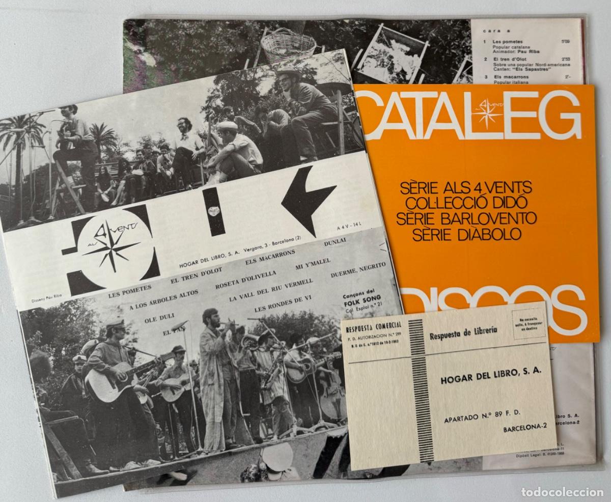 Discos de vinilo: FOLK 2. GRUP DE FOLK. PAU RIBA. HOGAR DEL LIBRO S.A. - Foto 3