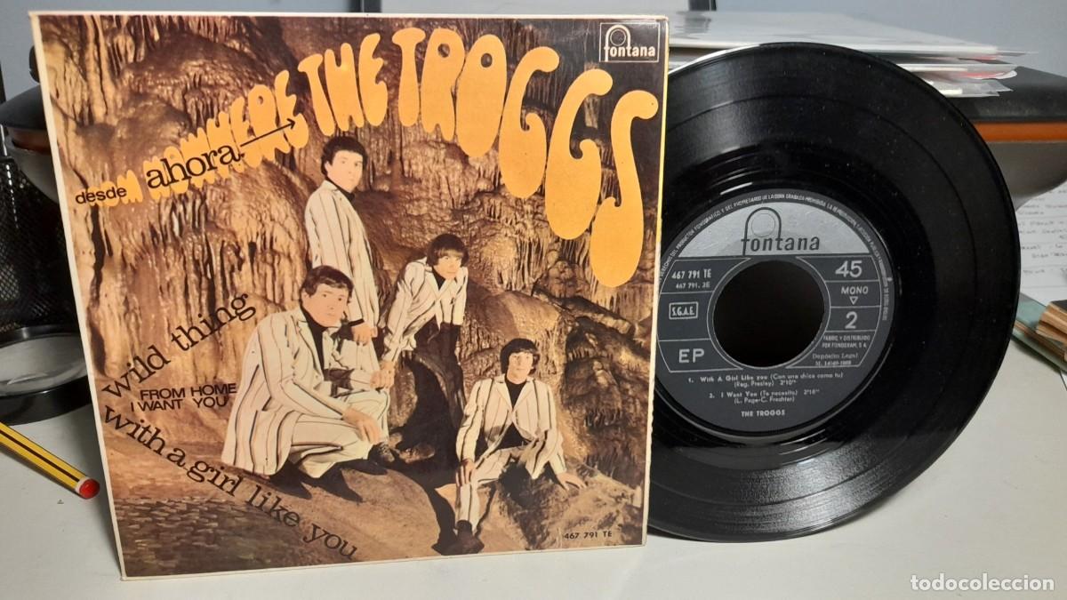 Discos de vinilo: EP THE TROGGS : WILD THING + 3 - Foto 1