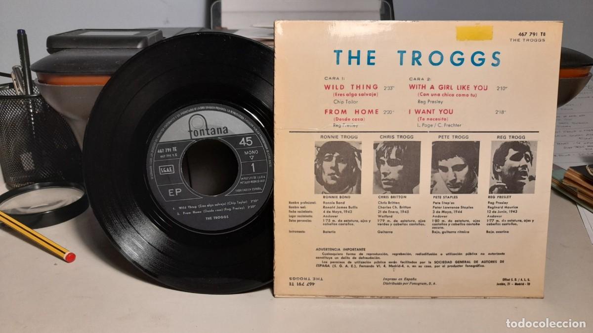 Discos de vinilo: EP THE TROGGS : WILD THING + 3 - Foto 2