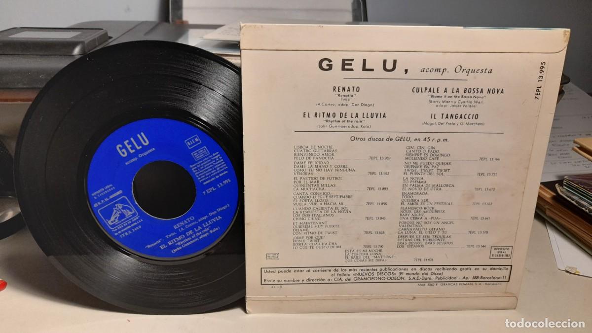 Discos de vinilo: EP GELU : RENATO + 3 - Foto 2
