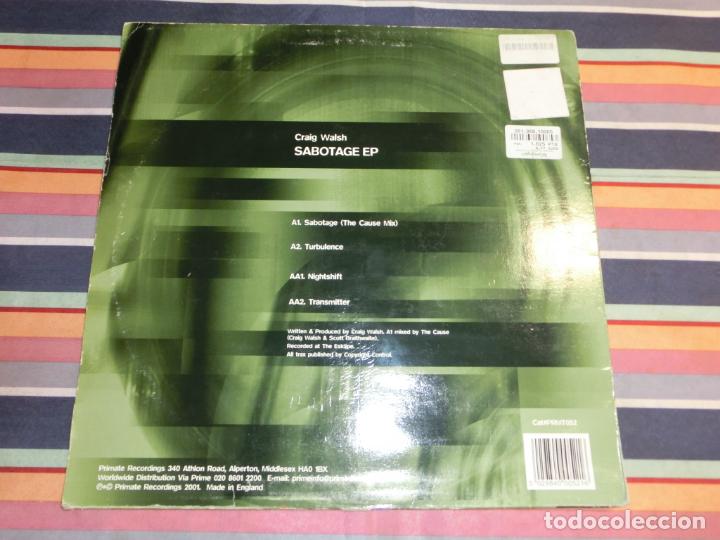 Discos de vinilo: Craig Walsh &ndash; Sabotage EP - Foto 2