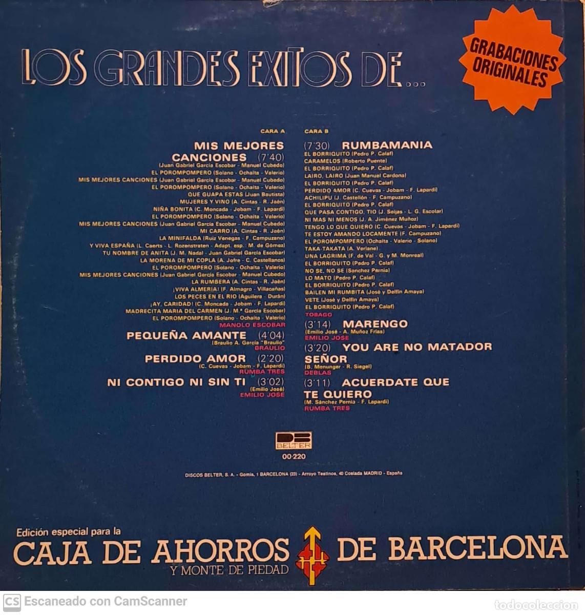 Discos de vinilo: Various &lrm;&ndash; Los Grandes Exitos De... - Foto 2