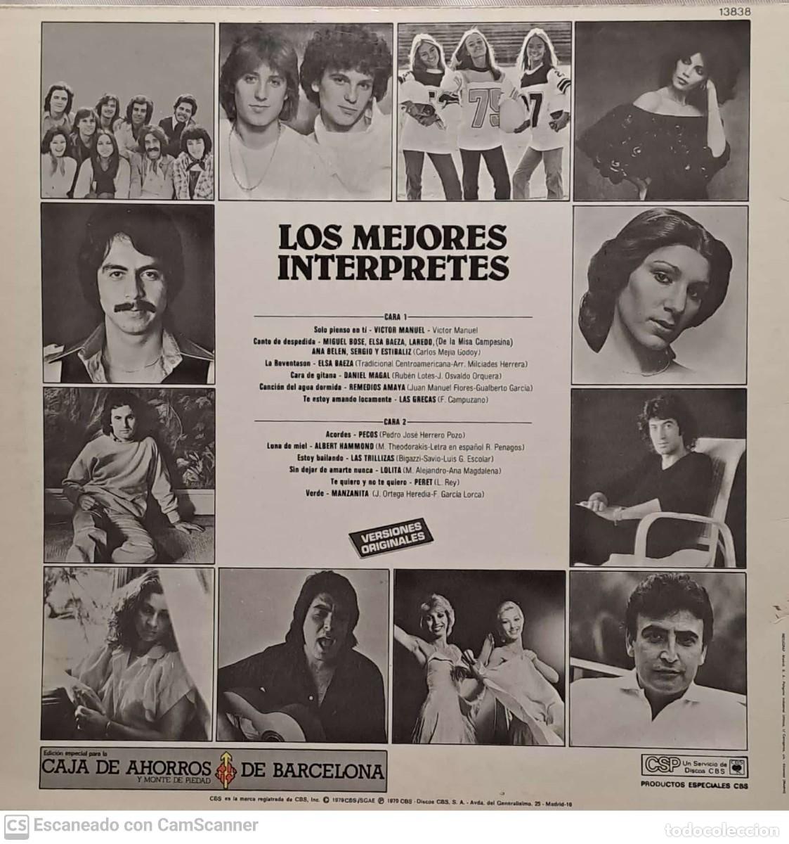 Discos de vinilo: Various &lrm;&ndash; Los Mejores Int&eacute;rpretes - Foto 2