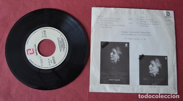Discos de vinilo: MAR&Iacute;A DOLORES PRADERA - &Eacute;XITOS EXTRA&Iacute;DOS DEL &Aacute;LBUM DE ORO - Foto 2
