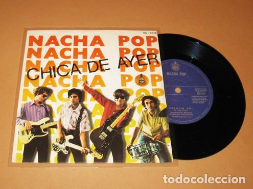Discos de vinilo: NACHA POP - CHICA DE AYER - PROMO SINGLE - 1980 - NUEVO