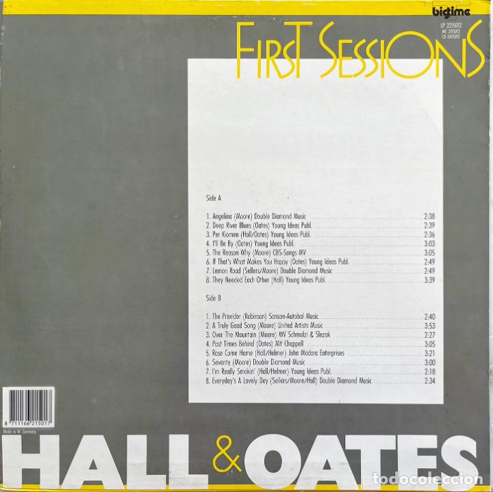 Discos de vinilo: HALL & OATES, FIRST SESSIONS. LP ALEMANIA - Foto 2