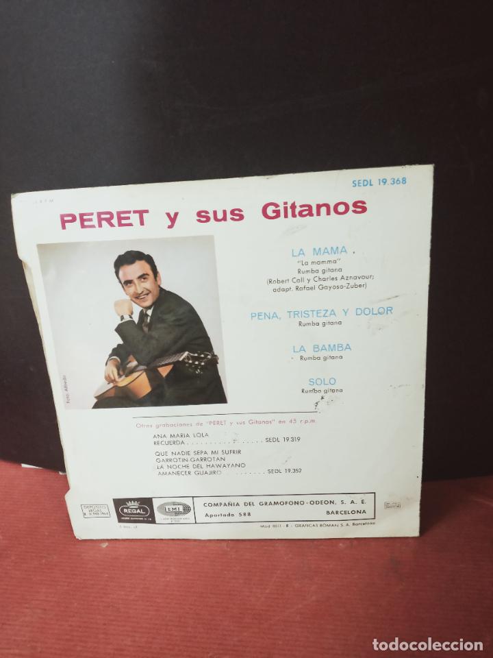 Discos de vinilo: PERET Y SUS GITANOS - LA MAMA+3. EP REGAL 1964 - Foto 2