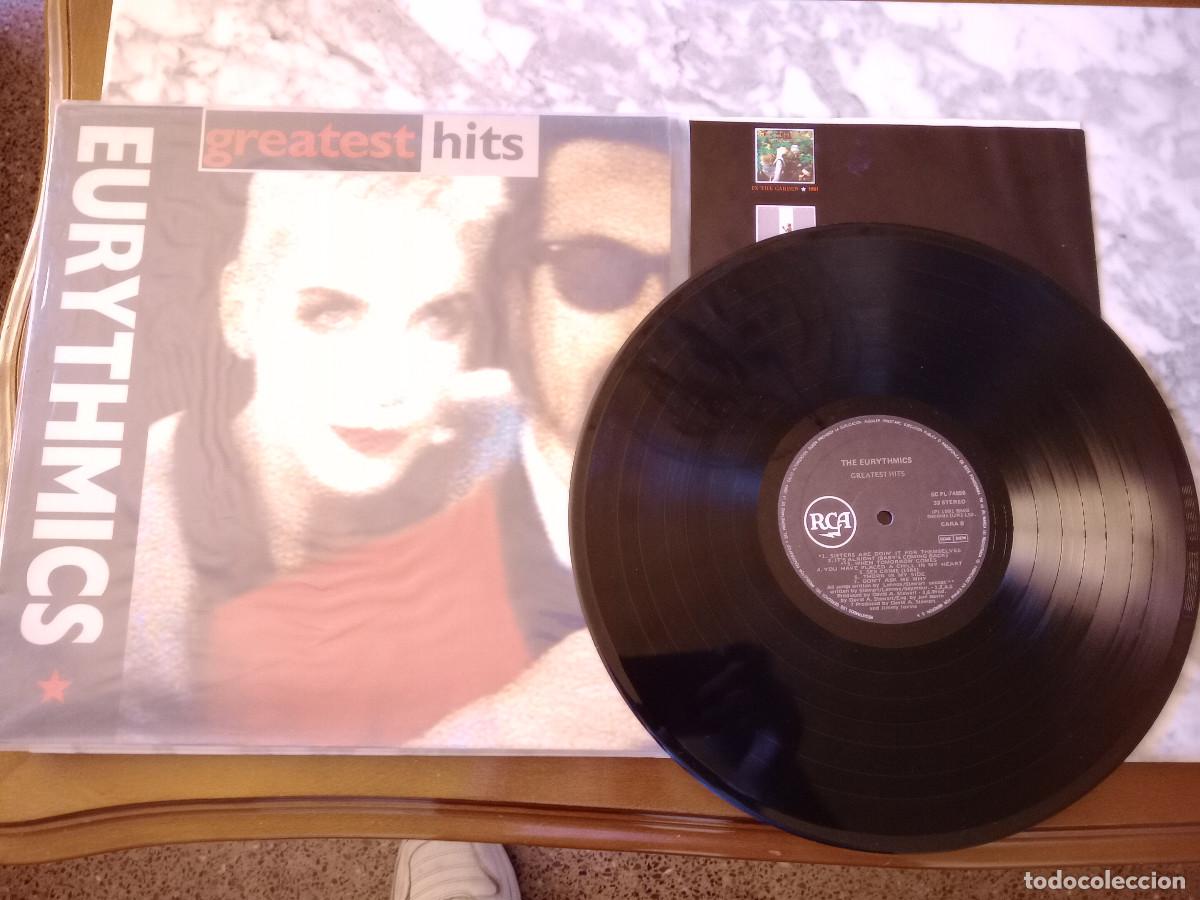 Discos de vinilo: EURYTHMICS GREATEST HITS - Foto 1