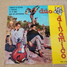 Discos de vinilo: DISCO SINGLE. DUO DINAMICO (LAMENTOS DE GUITARRA - EL CROSSFIRE - SOY TU AMOR - NUNCA ME ACOSTUM...)