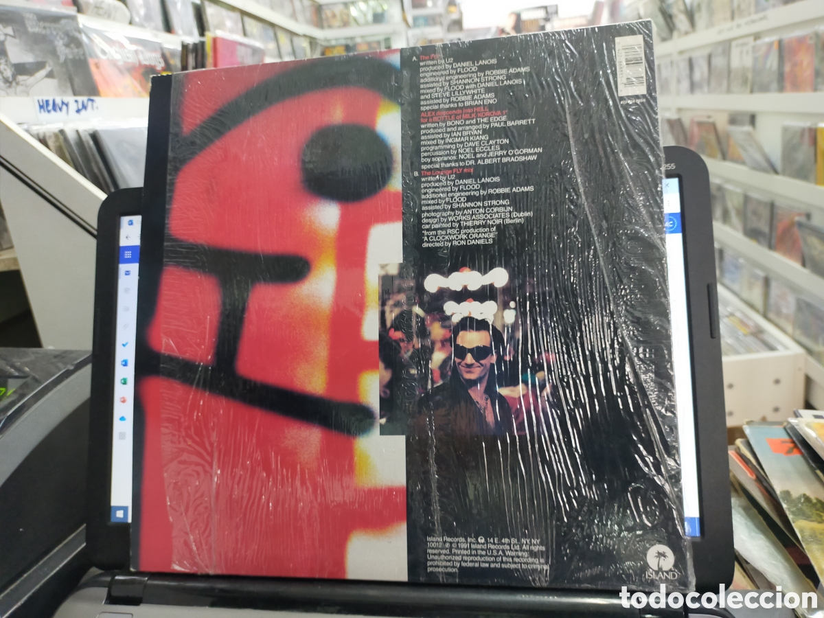 Discos de vinilo: U2 maxi the fly u.s.a. 1991 - Foto 2